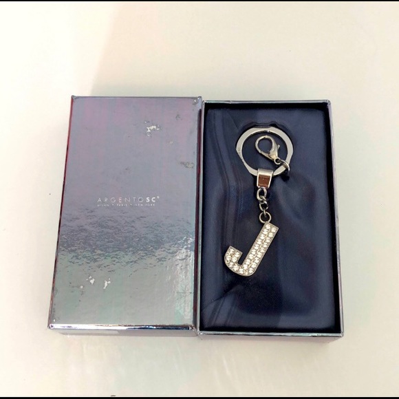 New Argento SC Swarovski Crystal Keychain - Picture 2 of 4